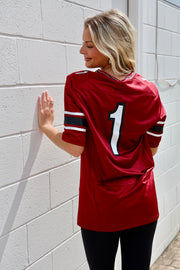 UA Football Replica Jersey 1- Garnet