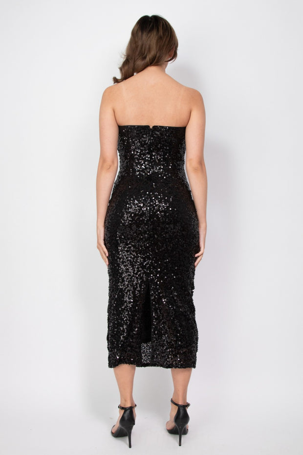 SIB Sequin Tube Midi Dress