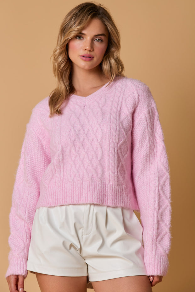 FF 2Tone Yarn Sweater