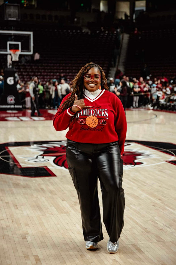 SE Carolina Courtside V-Neck Pullover