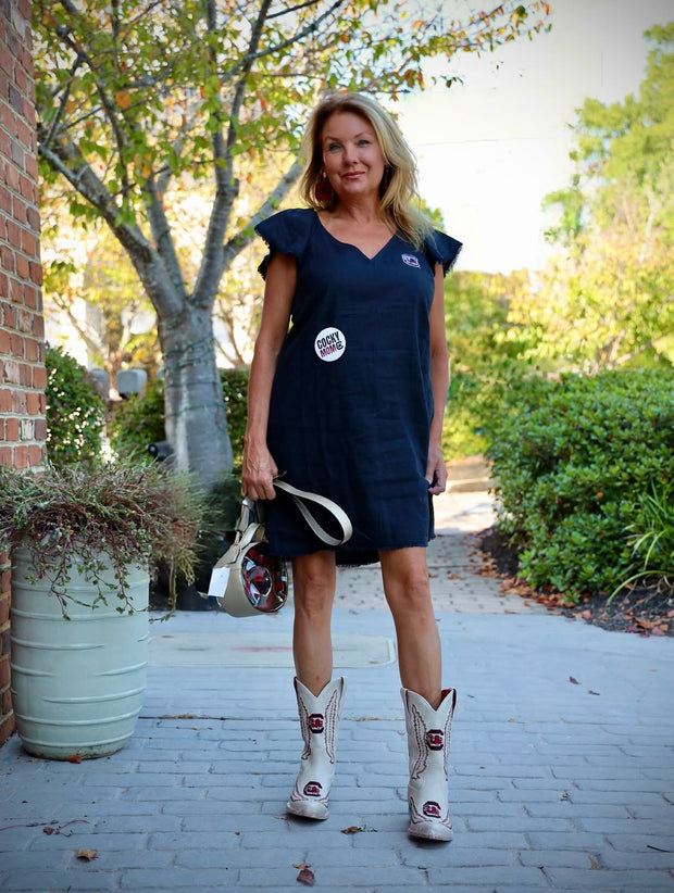 TB Two Palms Flutter Shift Dress