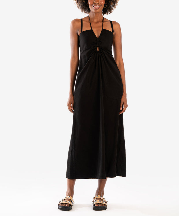 KT Strappy Halter Neck Maxi Dress