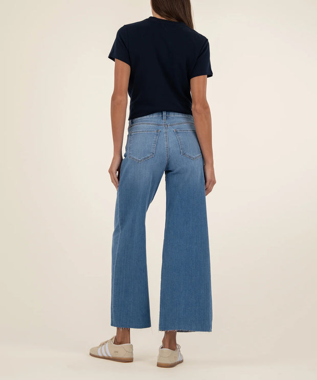 KT Meg High Rise Wide Leg Split Jeans
