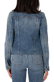 KT Kara Raw Hem Denim Jacket