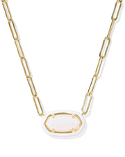 KS Elisa Enamel Frame Paperclip Necklace
