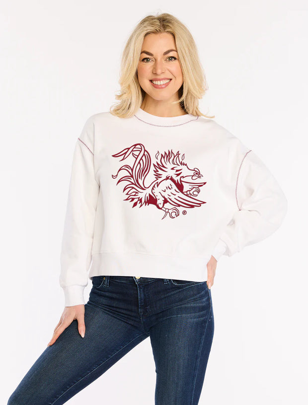 SE Embroidered Gamecock Sweatshirt