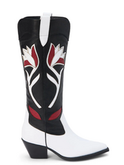 MT Black Multi Colored Tall Boots