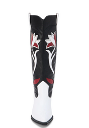 MT Black Multi Colored Tall Boots