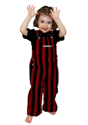 GAB Kids Stripped Game Day Overalls