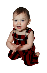 GAB Kids Stripped Game Day Overalls