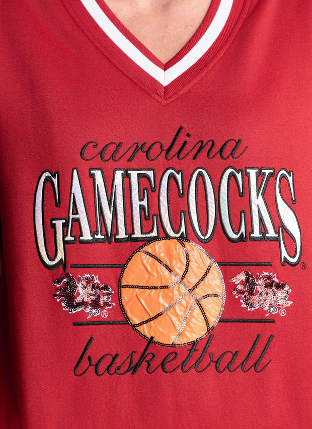 SE Carolina Courtside V-Neck Pullover