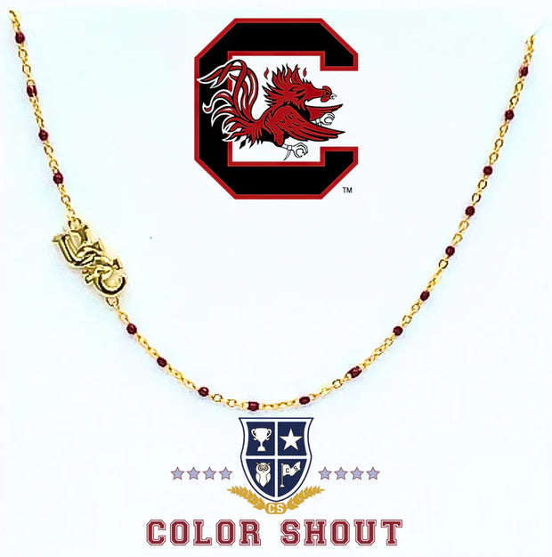 CST USC Side Letter Necklace