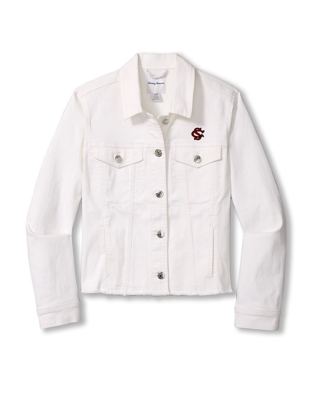 TB Ella Twill Baseball Jean Jacket