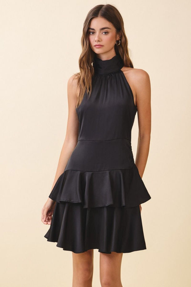 TC High Neck Mini Dress