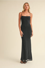 KE Rhinestone Maxi Dress