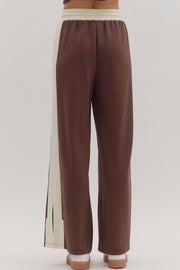 ENT Matching Stripe Wide Leg Pants