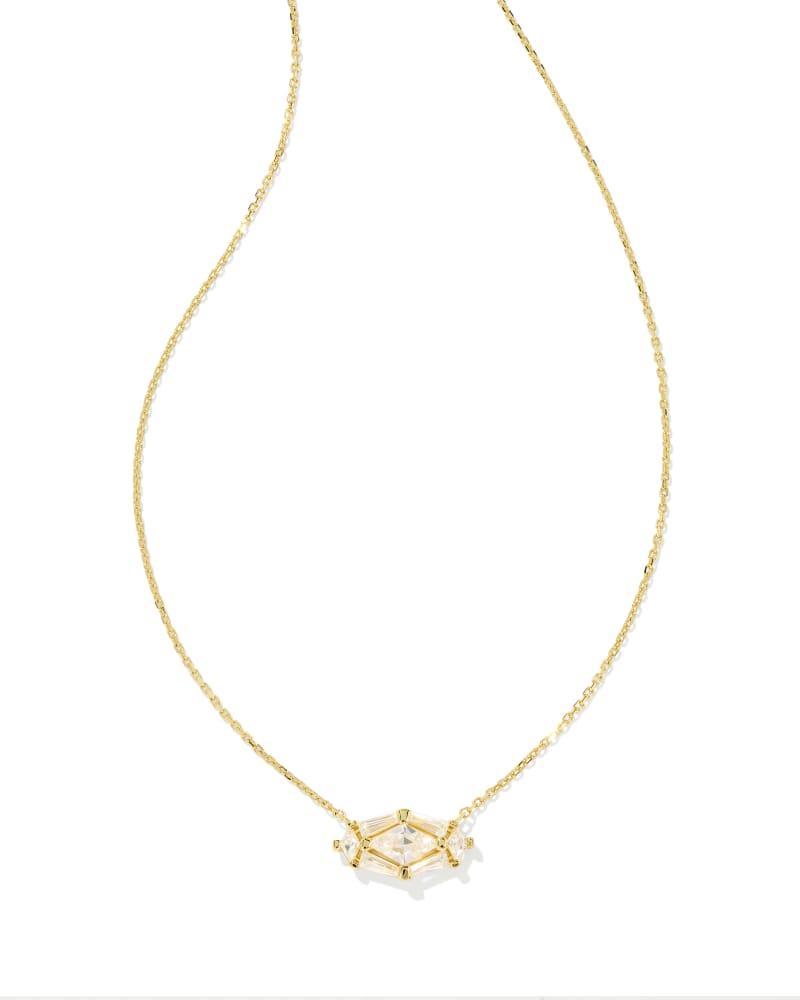 KS Lindy Rae Elisa Gold Short Pendant Necklace – Miss Cocky
