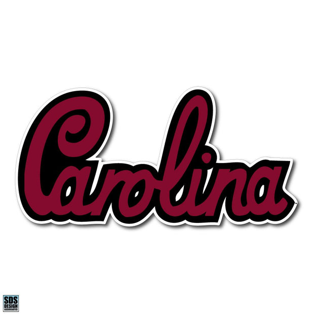 SDS 10" Script Carolina Vinyl Decal