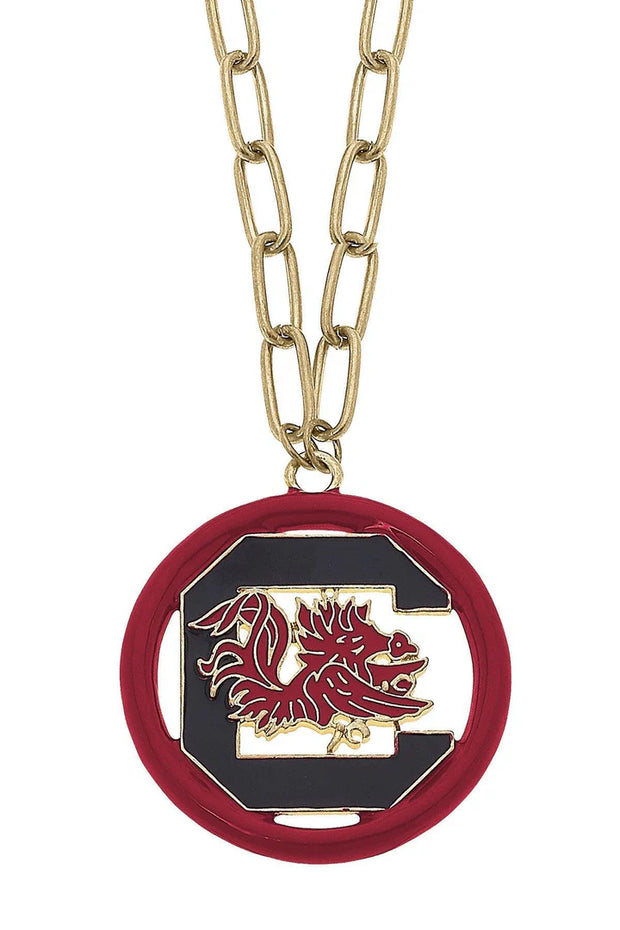 CV Block C Medallion 32" Necklace