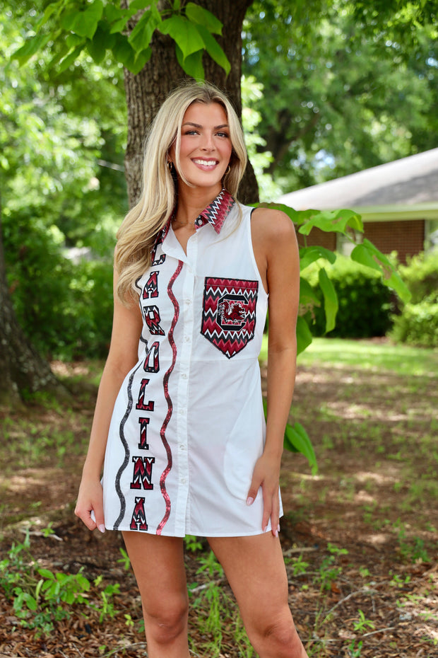 QS Carolina Pocket Collar Tank Dress