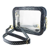 CD Clear Snake Crossbody
