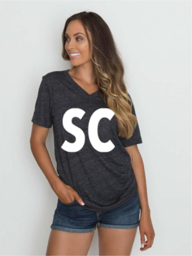 SE SC V-Neck Tee