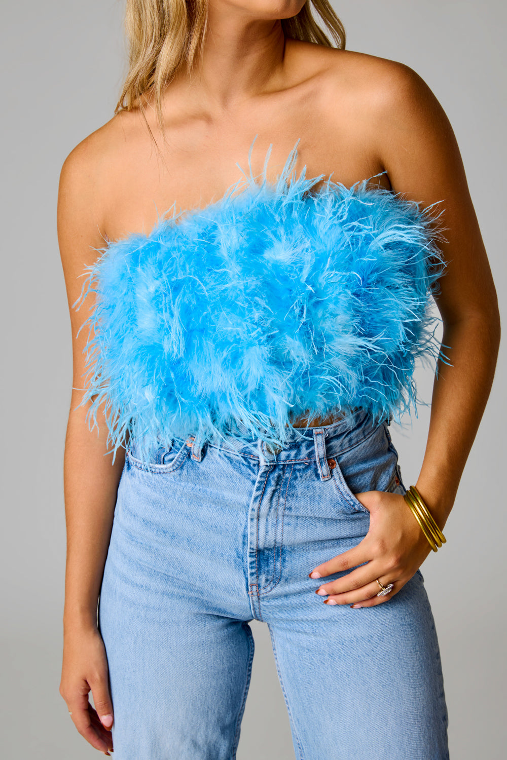 BL Fancy Noir Feather Top – Miss Cocky