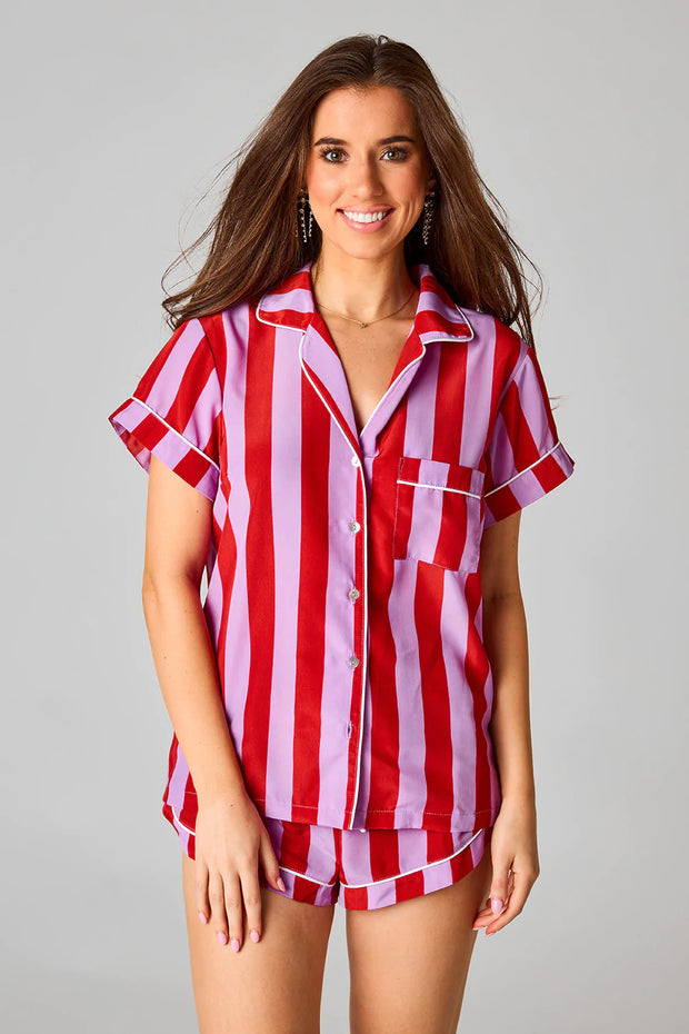 Is that a candy cane in your pocket? Red Victoria Secret