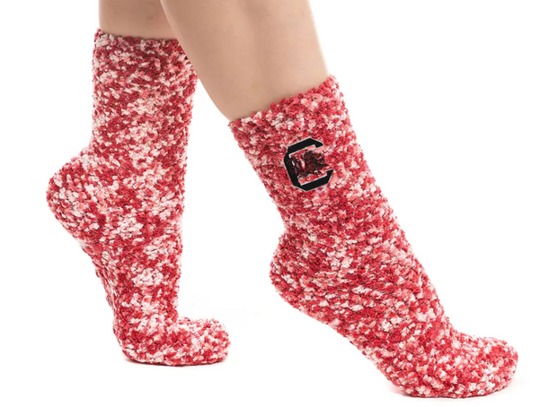 ZZ Block C Marled Fuzzy Socks