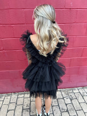 MA Tiered Tulle Dress